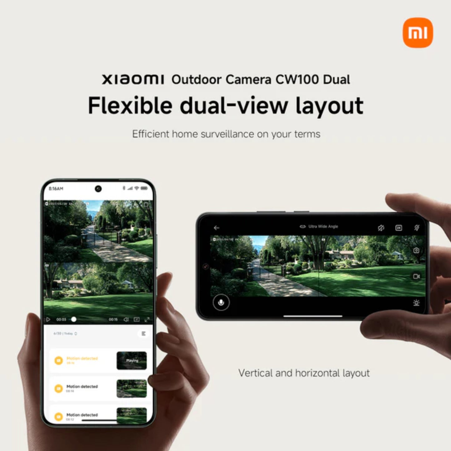 Xiaomi Outdoor Camera CW100 Dual WiFi 6 | IP66 AI Security Camera