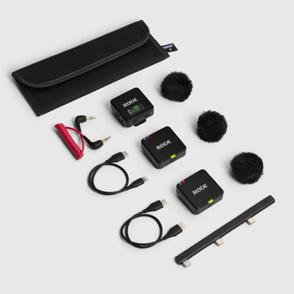 RØDE Wireless GO (Gen 3) Black Dual-Channel Wireless Microphone System
