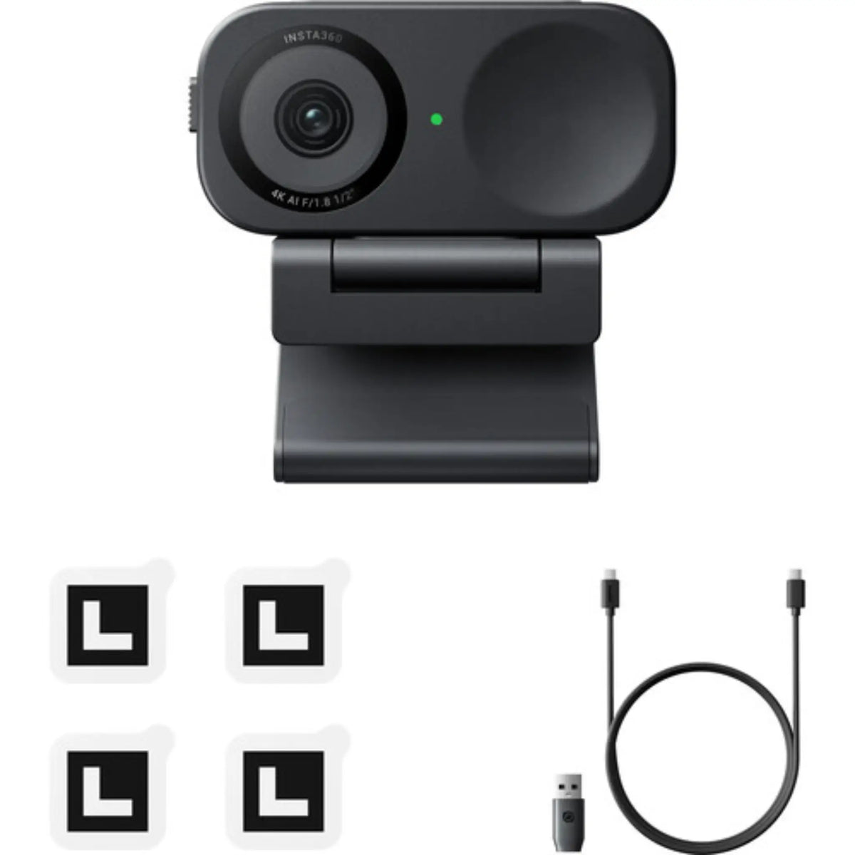 Insta360 Link 2C 4K AI Webcam Black