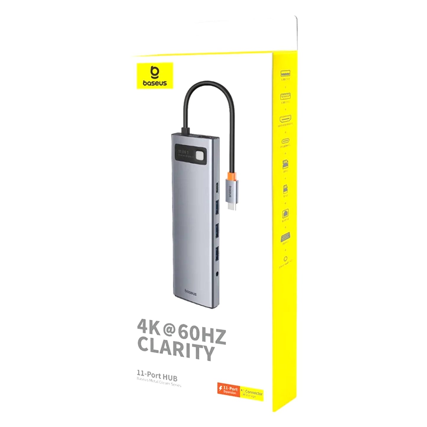 Baseus 11 in 1 Expansion Port HUB Metal Gleam Series