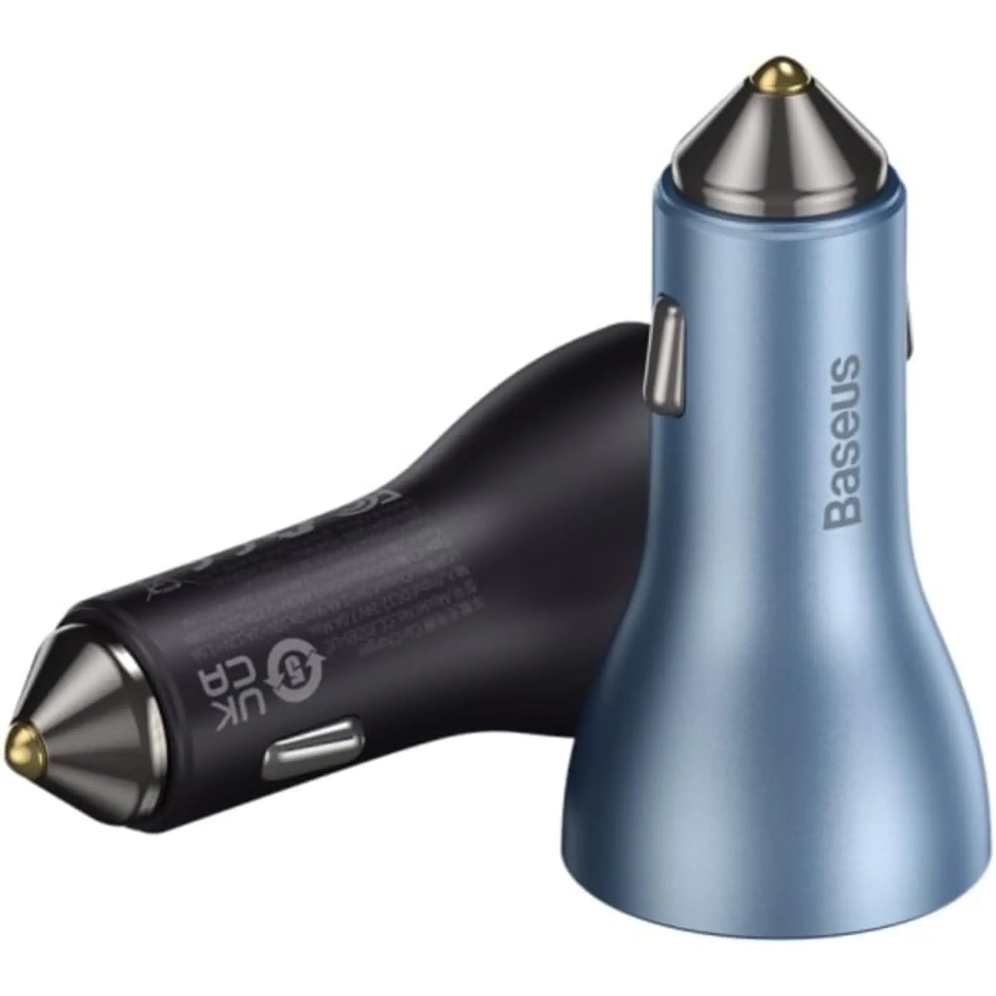 Baseus Golden Contactor Pro 65W Car Charger – Dual Type-C & USB Fast Charging