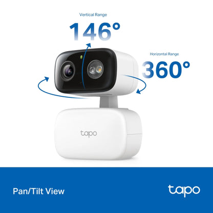 TP-Link Tapo C206 1080p Smart WiFi Security Camera | Pan Tilt AI Detection | Indoor Outdoor CCTV
