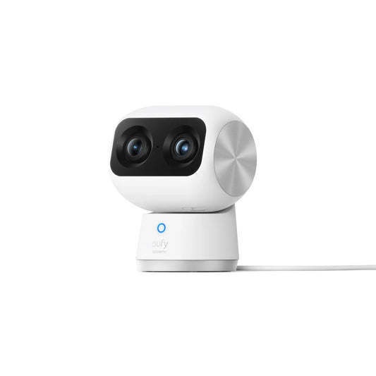 Eufy Security 4K UHD Indoor Cam S350 – Dual Cameras, 8× Zoom, 360° AI Tracking Wi-Fi Security Camera