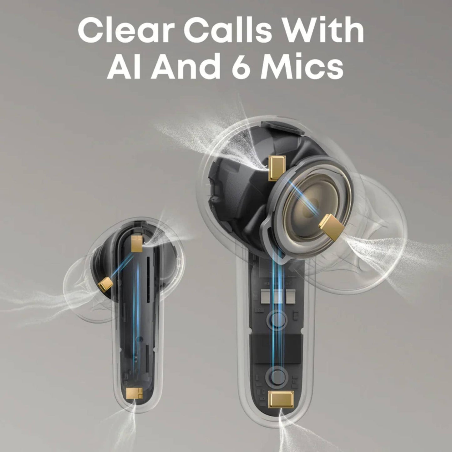 Soundcore P41i by Anker, Adaptive Noise Cancelling Earbuds with Portable Phone Charger