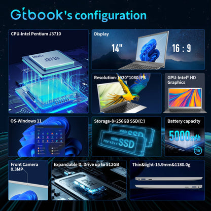 G-Tab G14 Laptop | Slim, Fast & Reliable 14-Inch Laptop