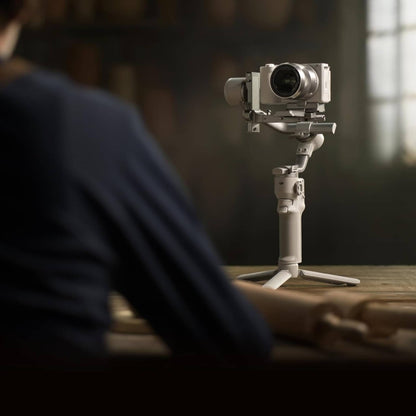 The DJI RS 4 Mini is a lightweight 3-axis gimbal stabilizer