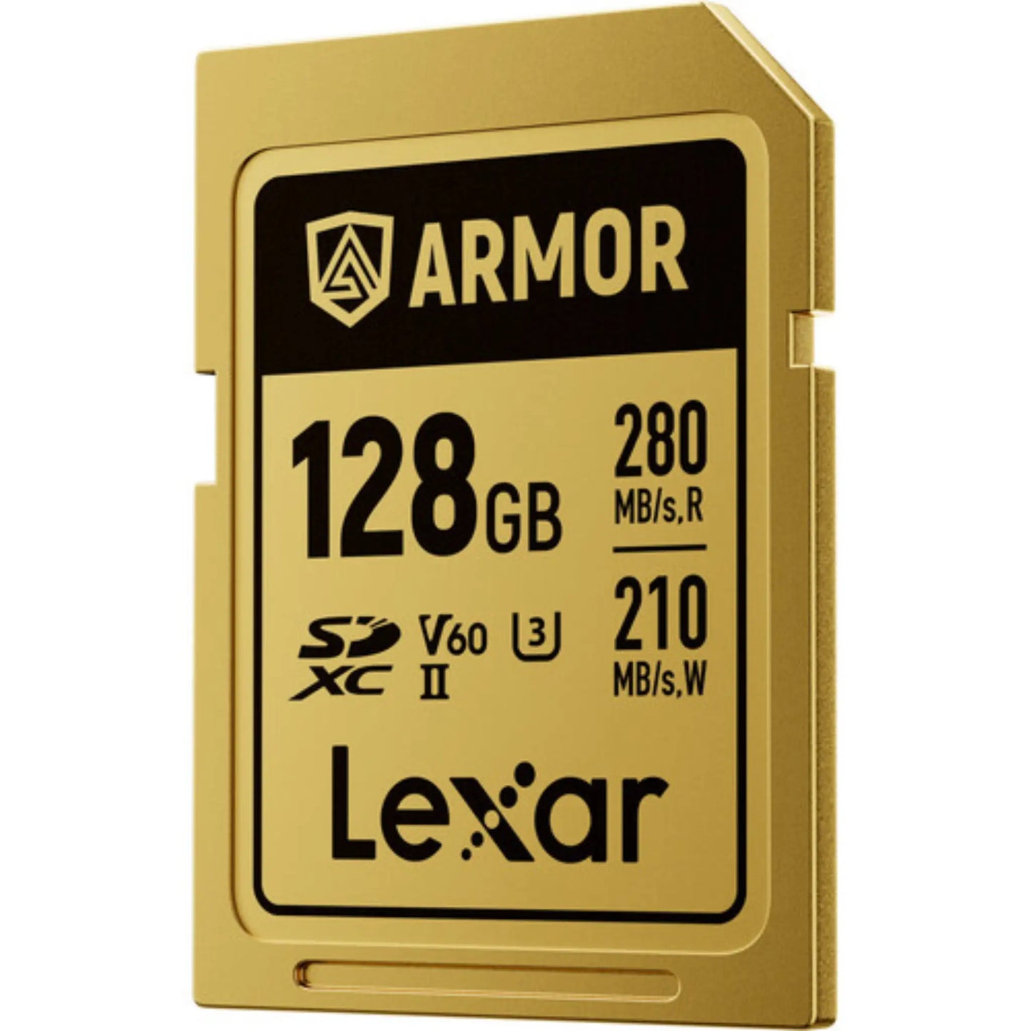Lexar 128GB ARMOR GOLD UHS-II SDXC Memory Card V60 280MB/s