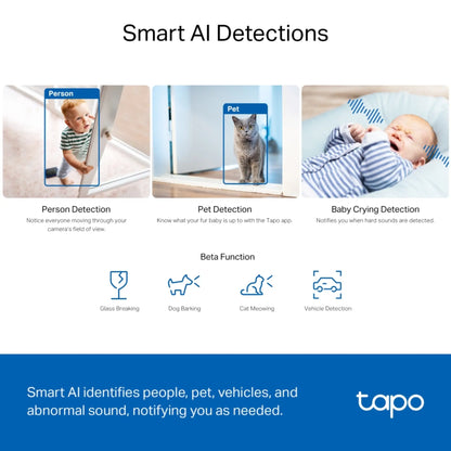 TP-Link Tapo C230 3K 5MP Pan Tilt WiFi Security Camera | AI Detection & Night Vision