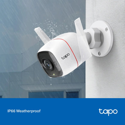 TP-Link Tapo C310 Outdoor Security WiFi Camera 3MP | Night Vision, Motion Alerts