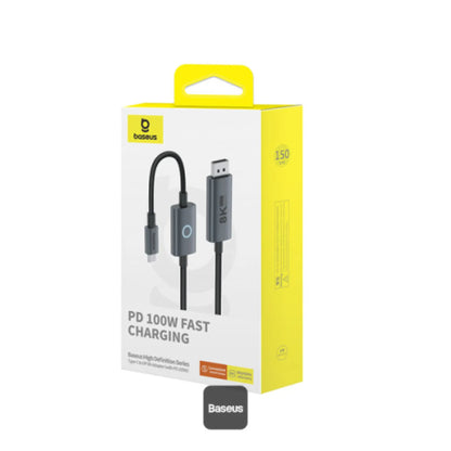Baseus Type-C to DP 8K 60Hz 100W PD Adapter 1.5M