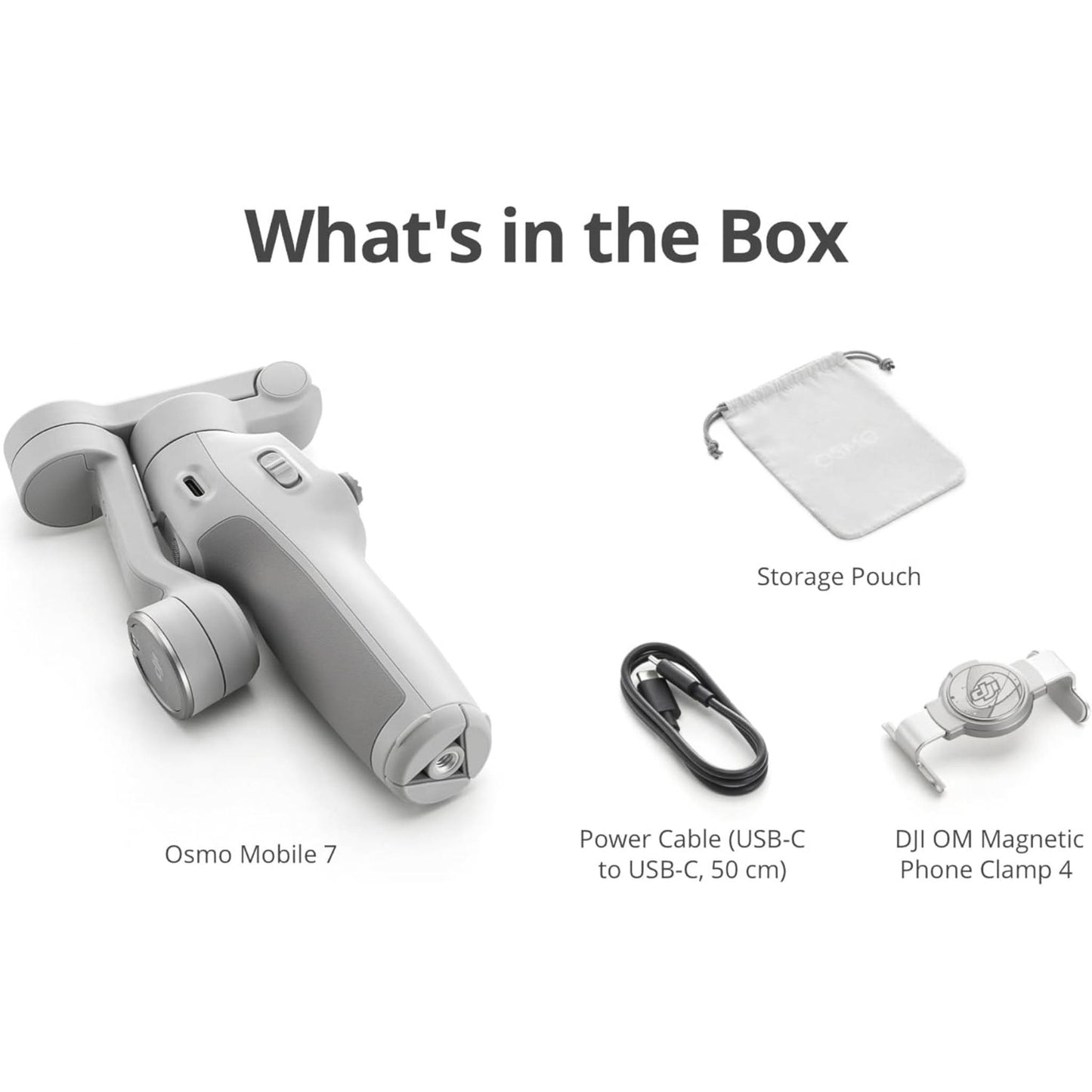 DJI Osmo Mobile 7 is a portable 3-axis gimbal stabilizer for iPhone and Android