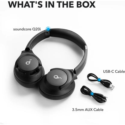 Soundcore Q20i Hybrid ANC Headphones | Hi-Res Audio