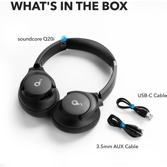 Soundcore Q20i Hybrid ANC Headphones | Hi-Res Audio
