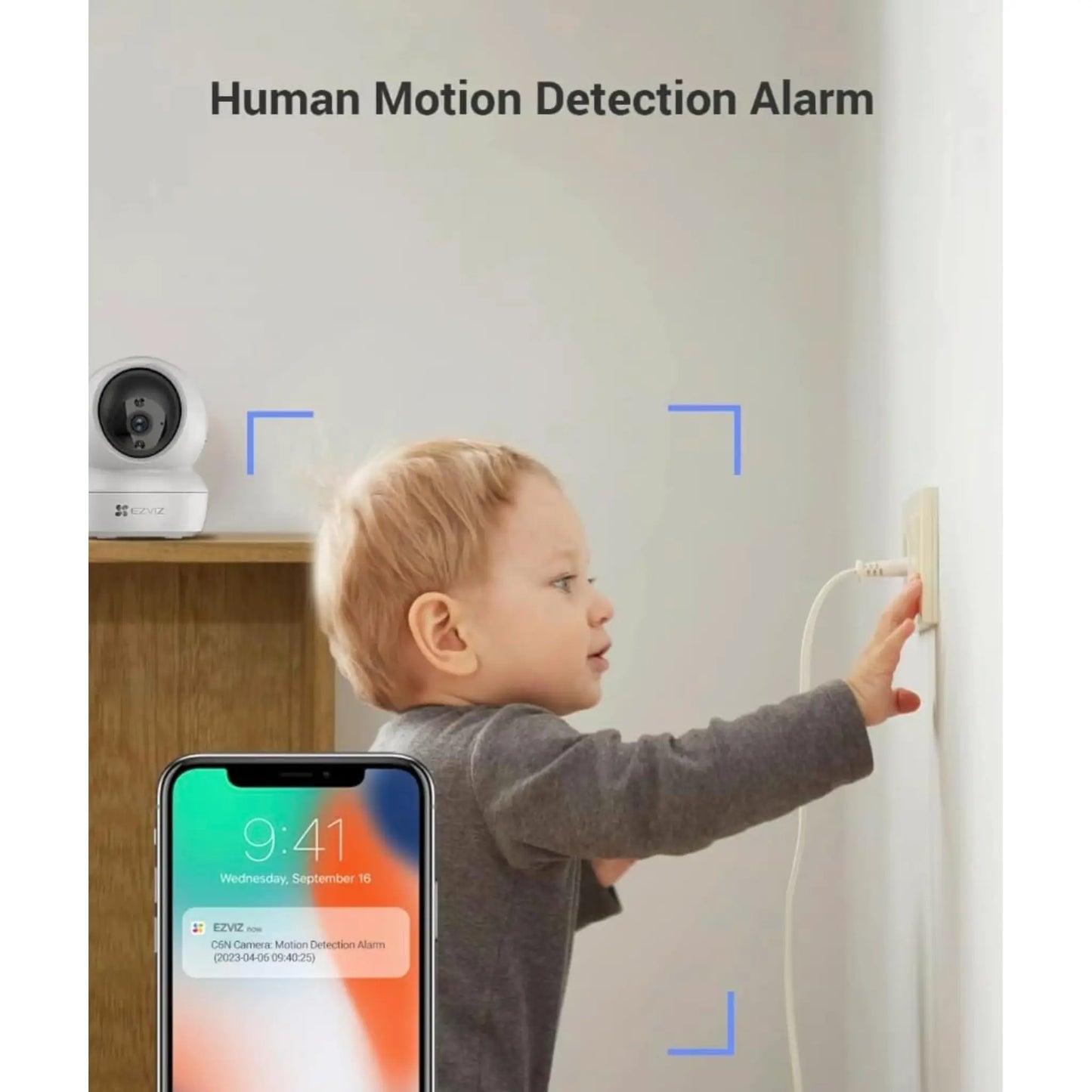 EZVIZ H6c Pro 3K 5MP WiFi Security Camera Pan & Tilt