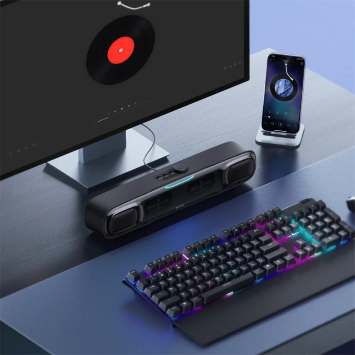 Baseus AeQur DS10 Mini Bluetooth Soundbar Speaker