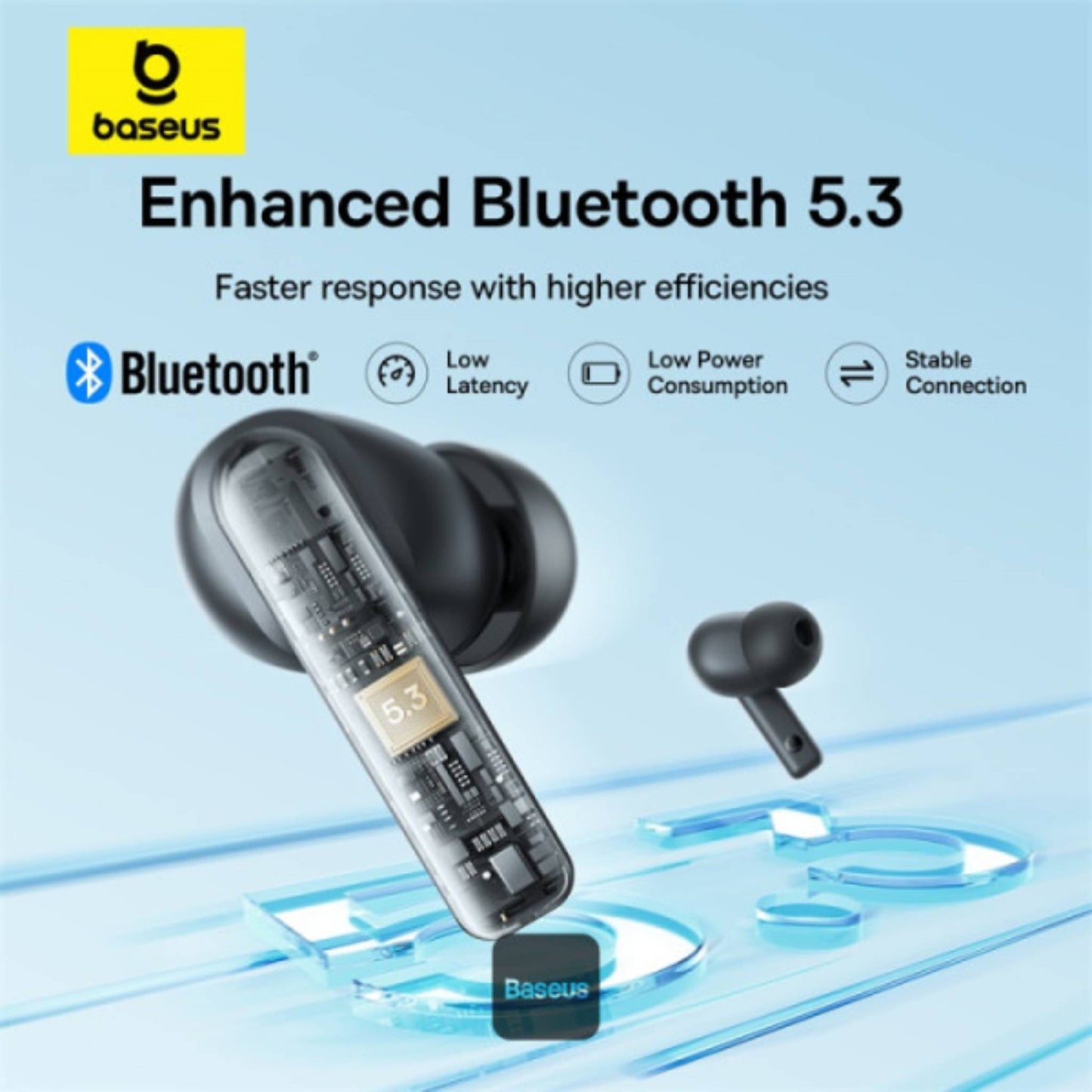 Baseus Bowie E17 True Wireless Bluetooth Earphones With Dual Mic ENC & Punchy Bass