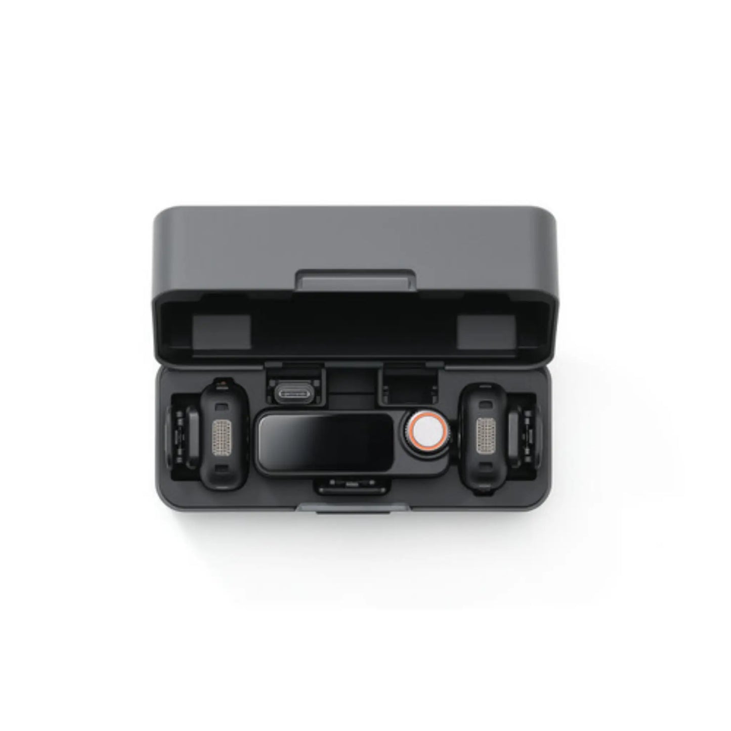 DJI Mic 3 Wireless Microphone (2 TX + 1 RX) with Charging Case – 28H Battery for iPhone, Android & Camera