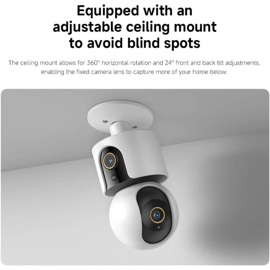 Xiaomi Smart Camera C500 Dual 4MP+4MP 360° AI Security Camera | WiFi 6 | Two-Way Audio
