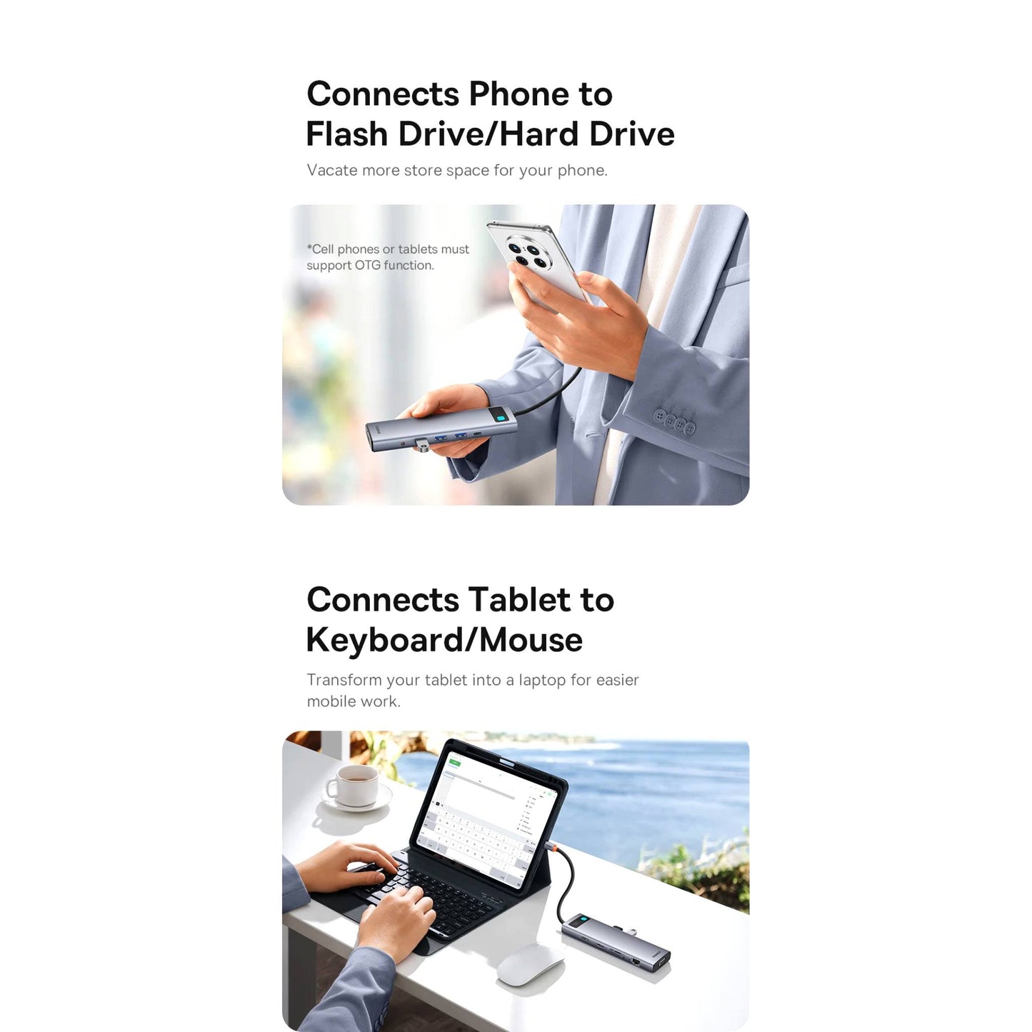 Baseus 11 in 1 Expansion Port HUB Metal Gleam Series