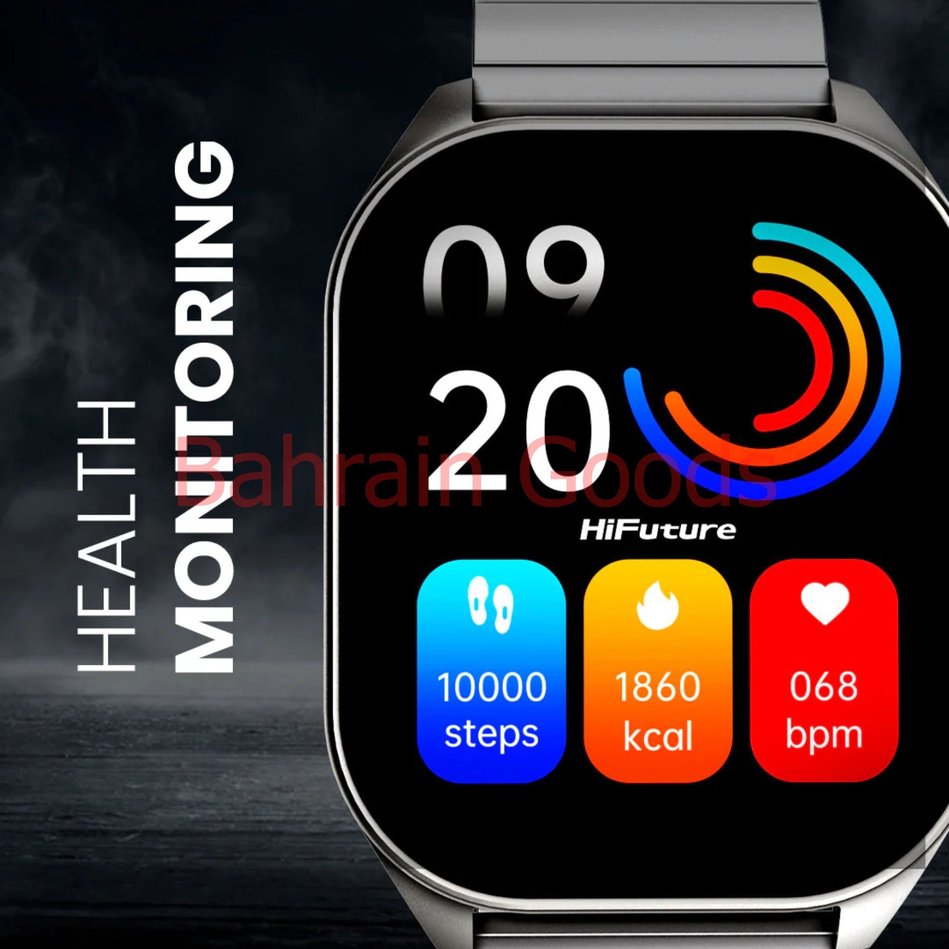 HiFuture Aix Stainless Steel Smartwatch Bahrain Goods