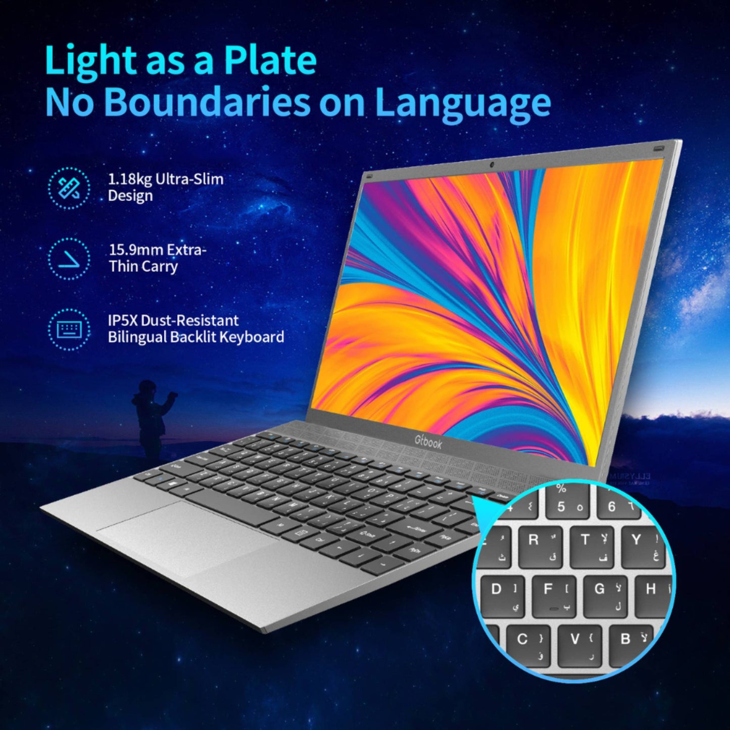 G-Tab G14 Laptop | Slim, Fast & Reliable 14-Inch Laptop