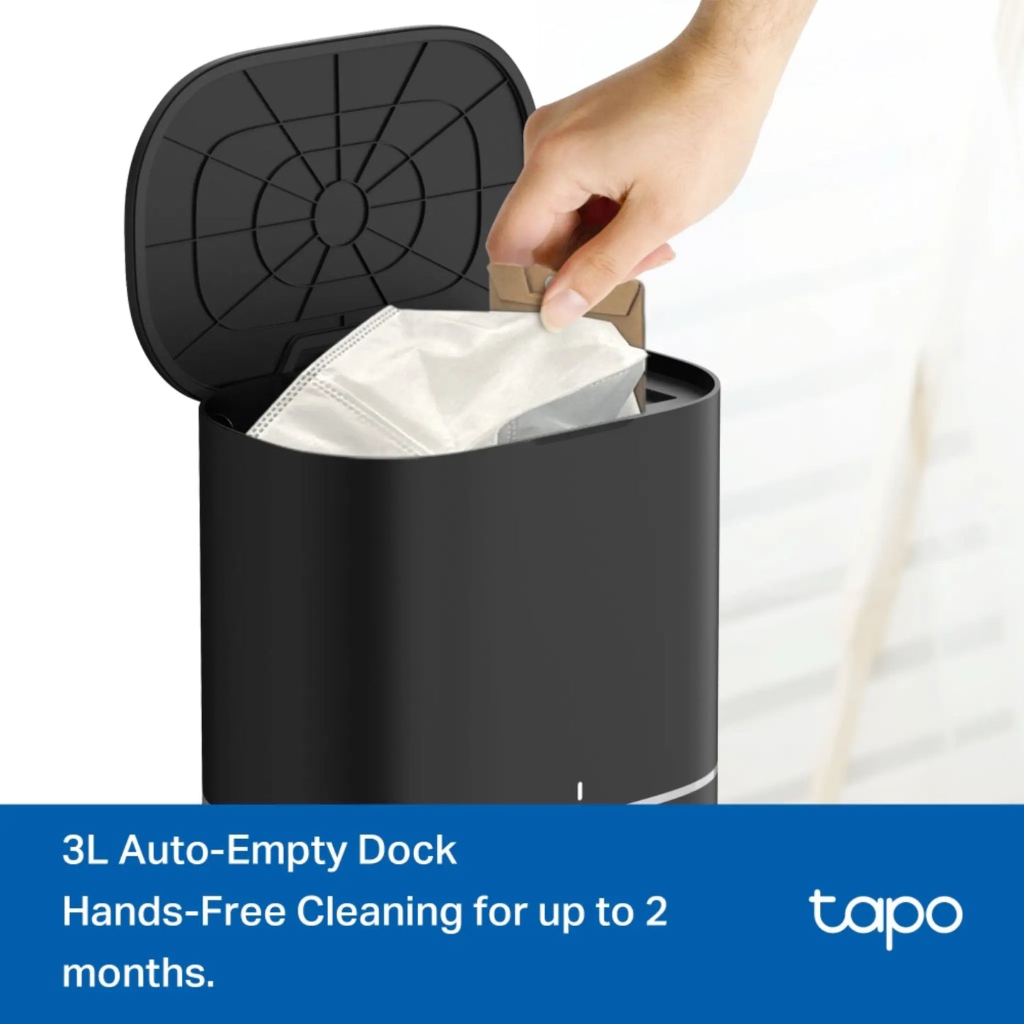 TP-Link Tapo RV30 Max Plus Robot Vacuum & Mop | 5300Pa Suction & Auto-Empty Dock
