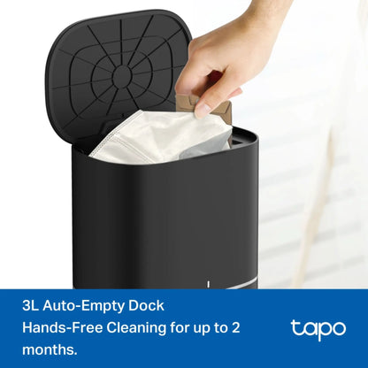 TP-Link Tapo RV30 Max Plus Robot Vacuum & Mop | 5300Pa Suction & Auto-Empty Dock
