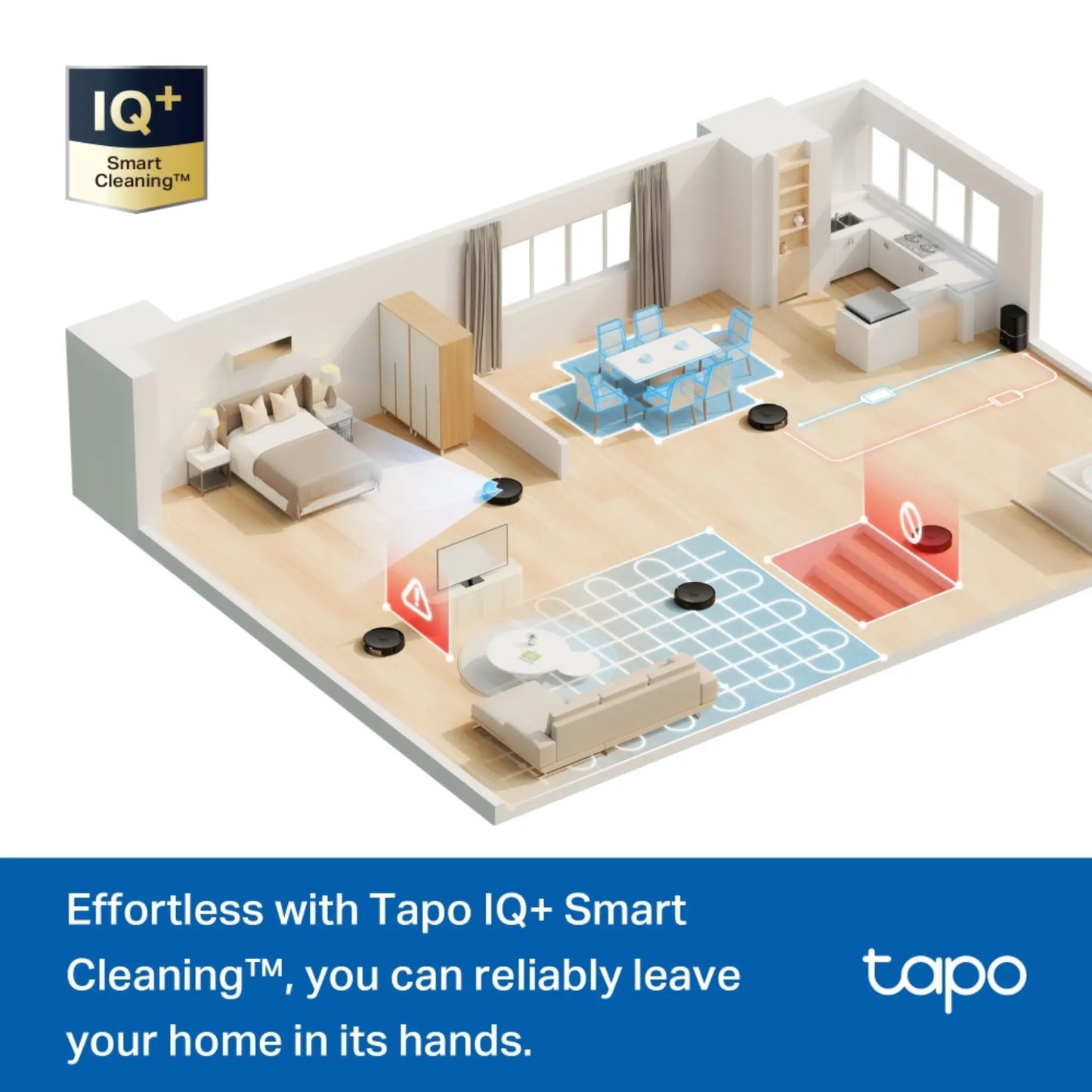 TP-Link Tapo RV30 Max Robot Vacuum & Mop | 5300Pa LiDAR Smart Cleaner