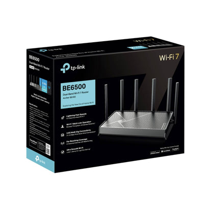 TP-Link Archer BE400 BE6500 Wi-Fi 7 Router | 6.5 Gbps