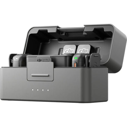DJI Mic 3 Wireless Microphone (2 TX + 1 RX) with Charging Case – 28H Battery for iPhone, Android & Camera