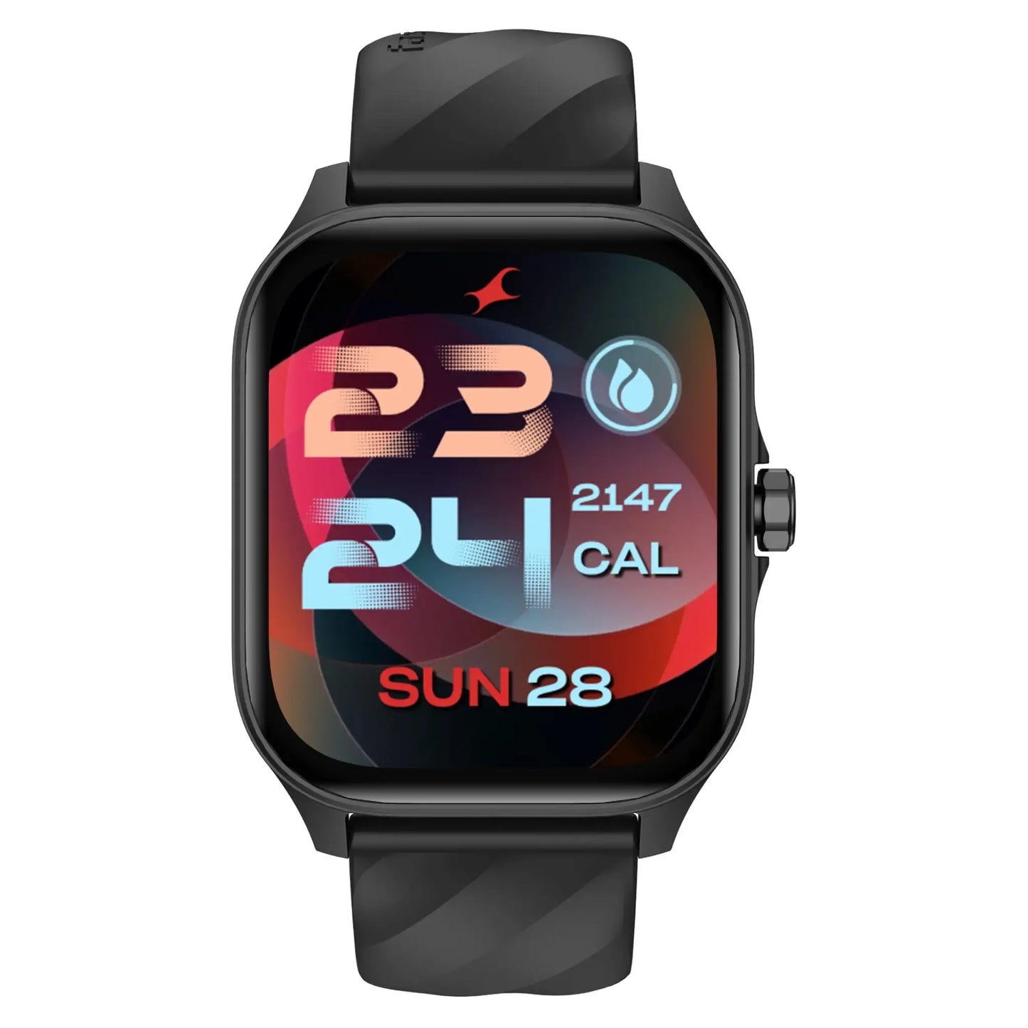 Titan Fastrack Vivid Smart Watch Metal Black 1.97” AMOLED Bluetooth Calling