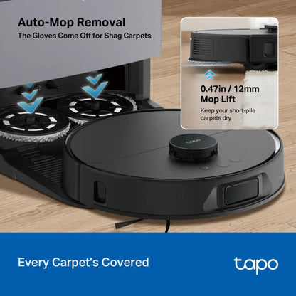 TP-Link Tapo RV50 Pro Omni AI Robot Vacuum & Mop with Self-Cleaning Station