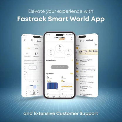 Fastrack Revoltt XR1 3.50 cm, BT Calling, Fast Charge, 100+ Sports Mode, IP68, Calculator, Fashion Smartwatch