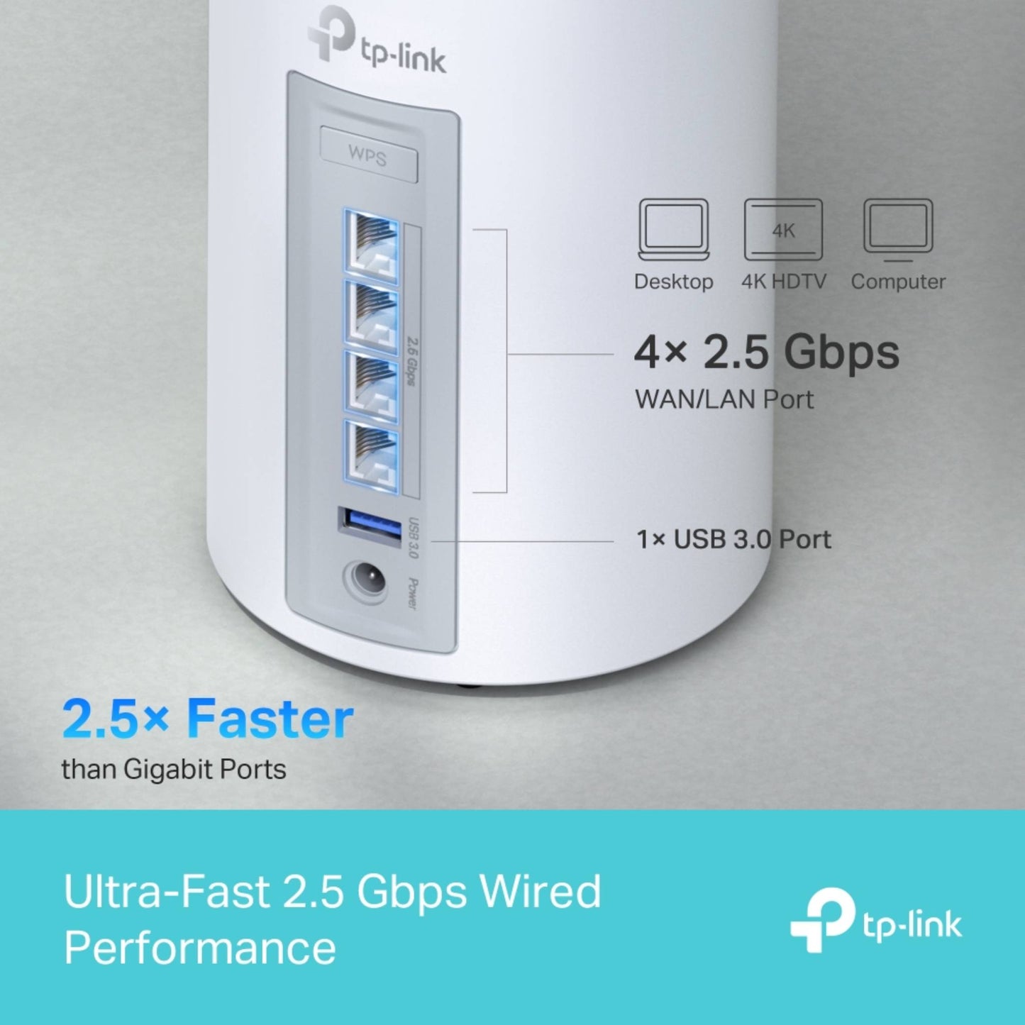 TP-Link Deco BE65 BE9300 WiFi 7 Mesh System | Tri-Band 9.3Gbps
