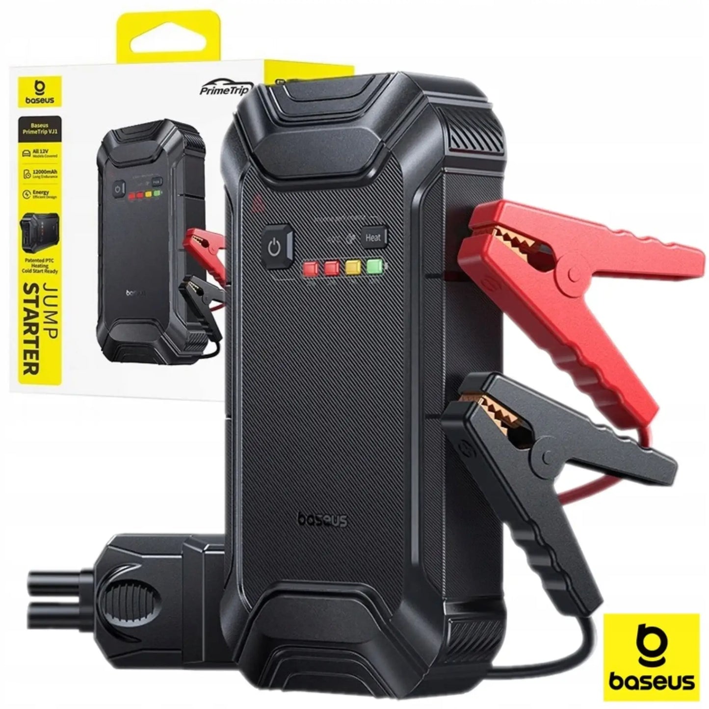 Baseus PrimeTrip VJ1 Jump Starter 12000mAh 5000A Portable Car Battery Booster