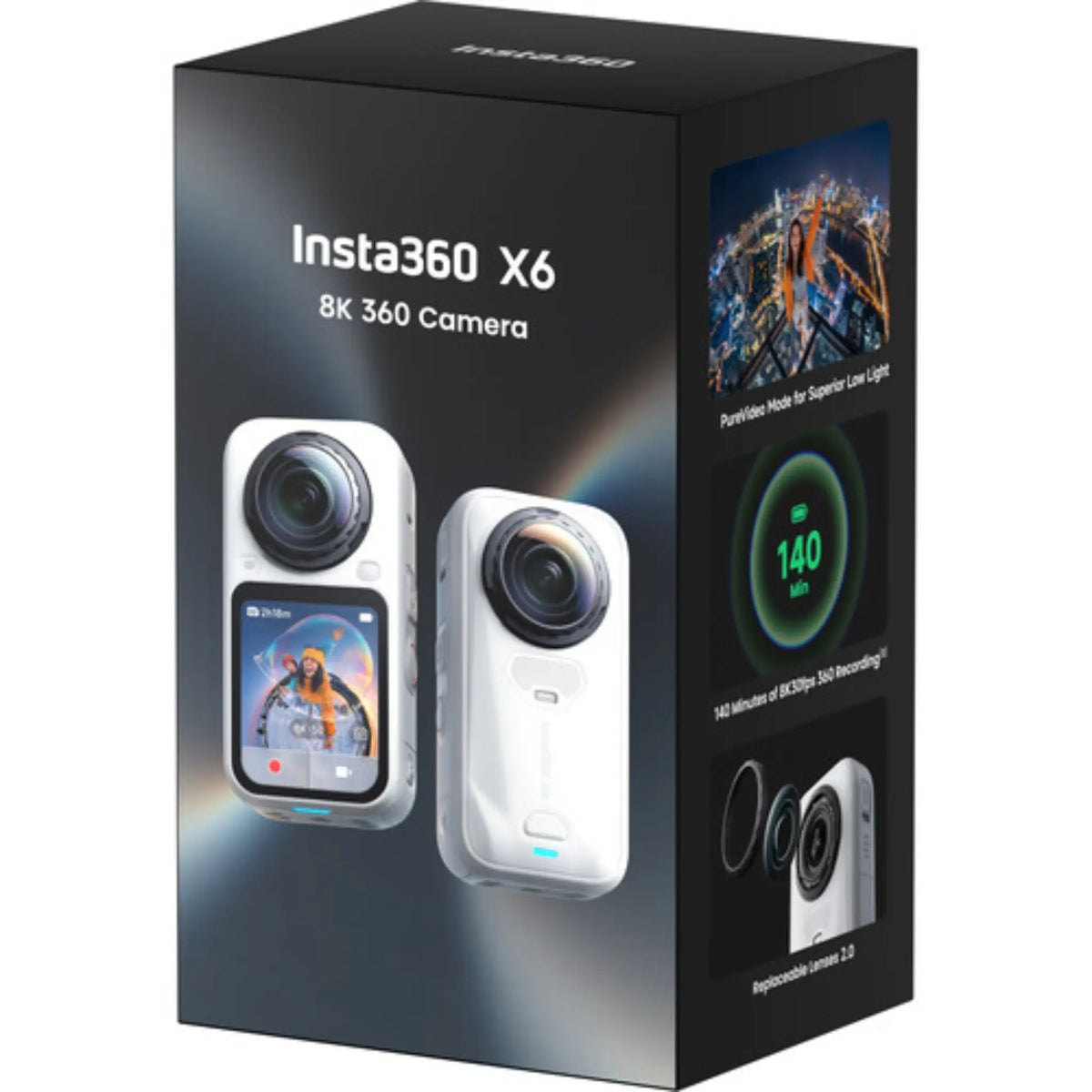 Insta360 X6 360° 8K Camera Essentials Bundle White