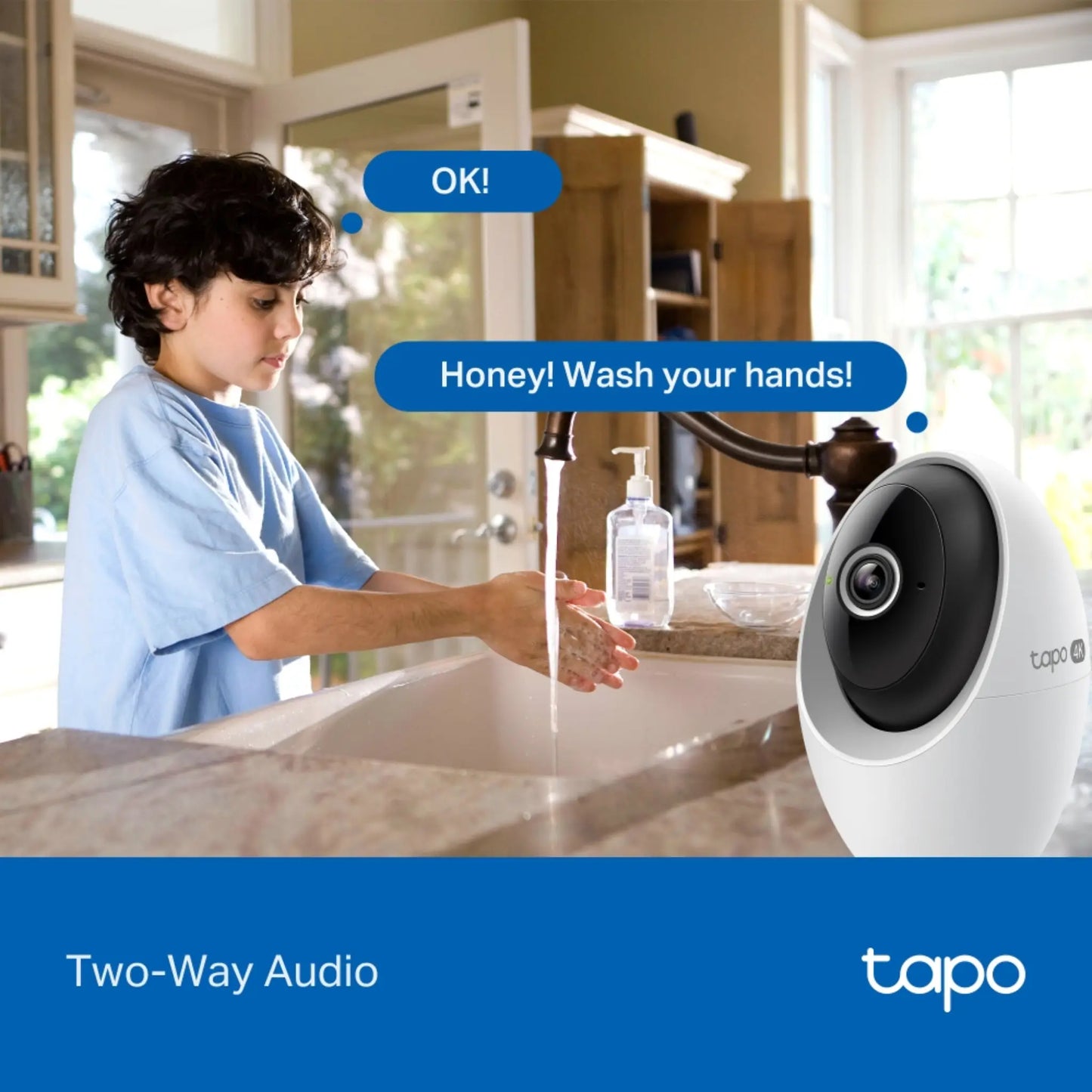 TP-Link Tapo C260 4K 8MP Pan/Tilt AI Security Camera | 360° WiFi CCTV