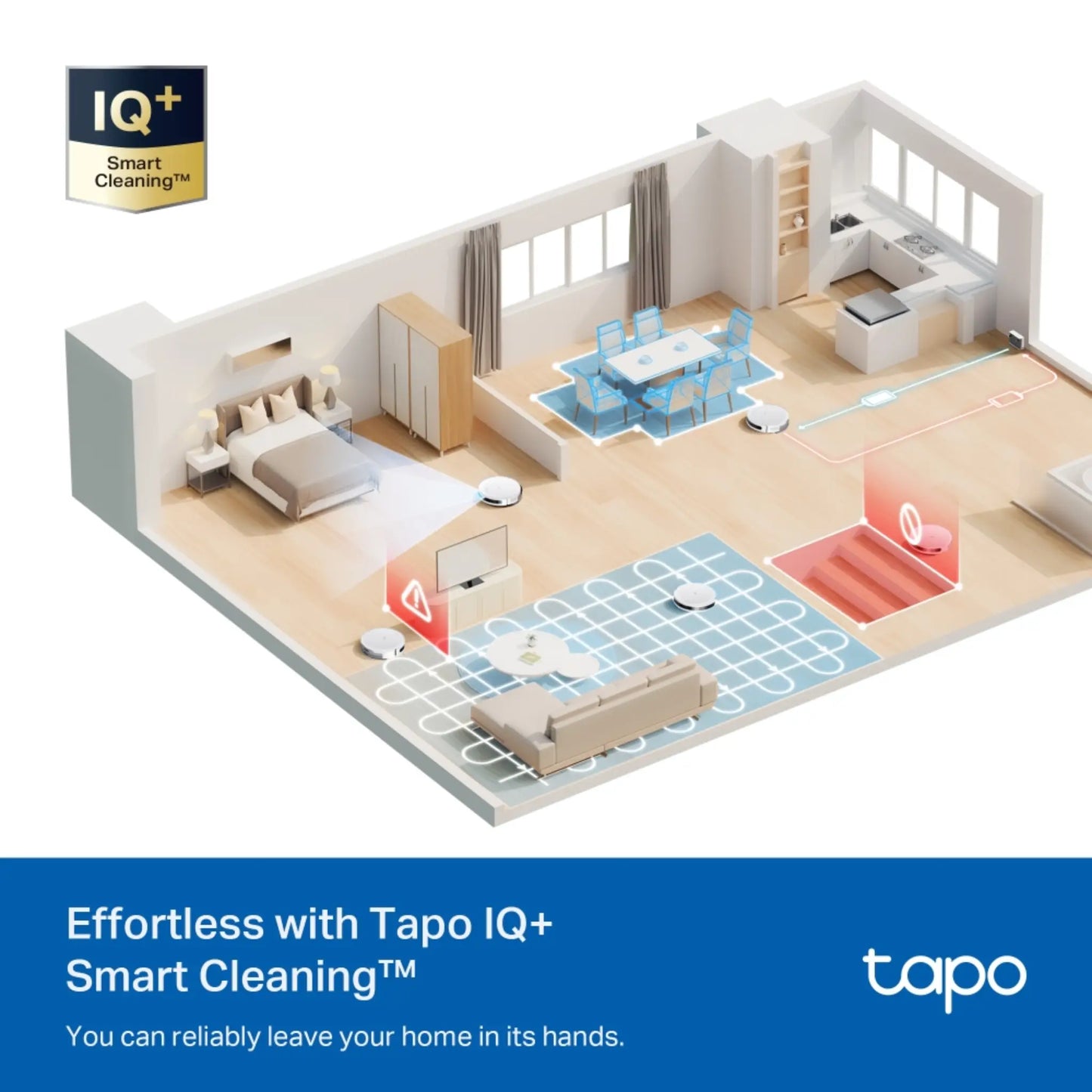 TP-Link Tapo RV20 Max Robot Vacuum & Mop | 5300Pa LiDAR Smart Cleaner