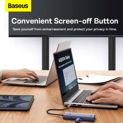 Baseus Ultrajoy Series 5-Port Hub Docking Station Space Grey