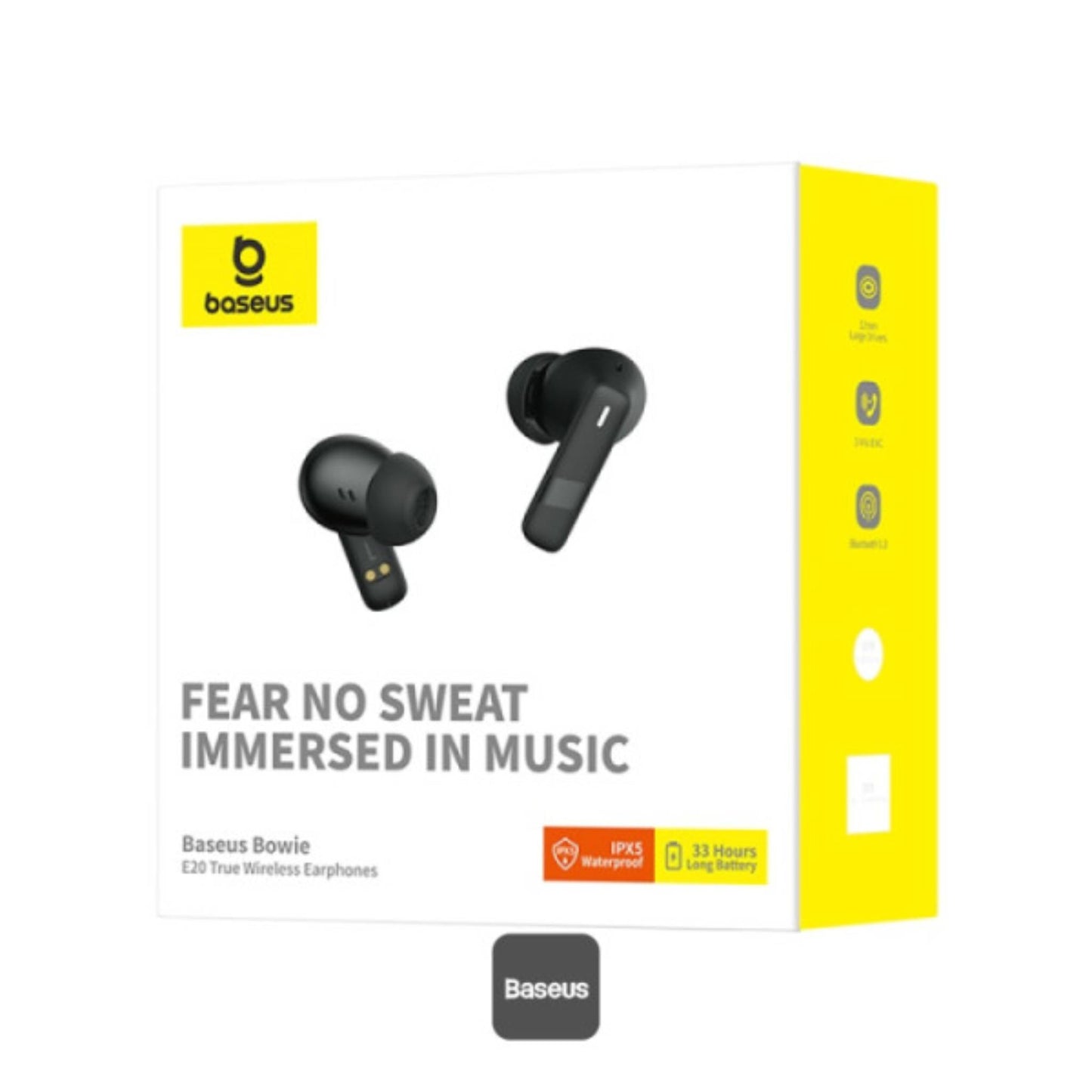 Baseus Bowie E20 True Wireless Earbuds With 2 ENC Mics, 33H Playtime