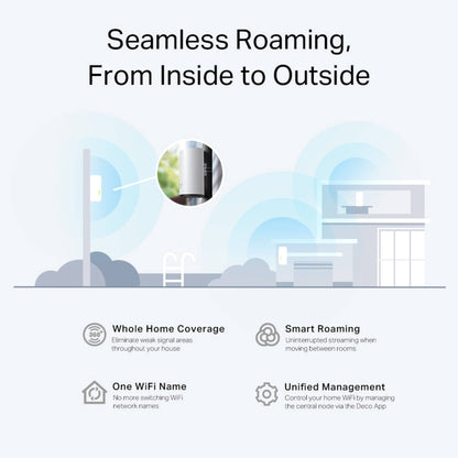 TP-Link Deco X50-Outdoor AX3000 Mesh WiFi 6 | IP65 PoE