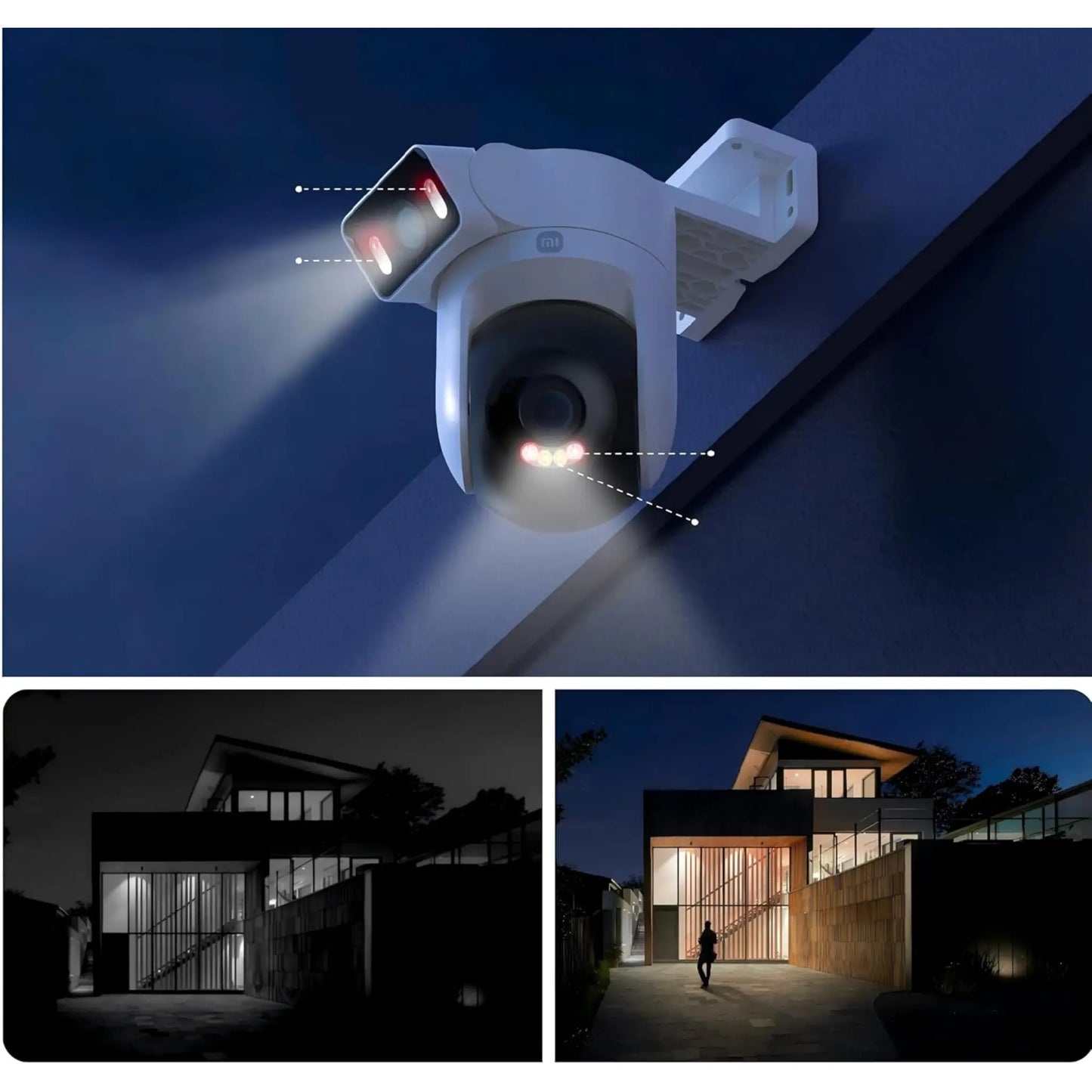 Xiaomi Outdoor Dual Lens Camera CW500 WiFi 6 | Full Color Night Vision IP66 Security Camera
