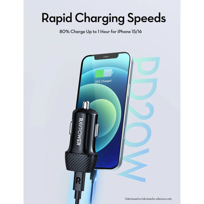RAVPower 5 in 1 Premium (Black) | Travel Combo | Bundle with 10000 mAh Power Bank