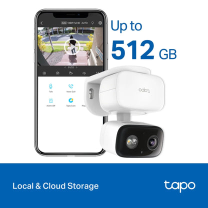 TP-Link Tapo C206 1080p Smart WiFi Security Camera | Pan Tilt AI Detection | Indoor Outdoor CCTV