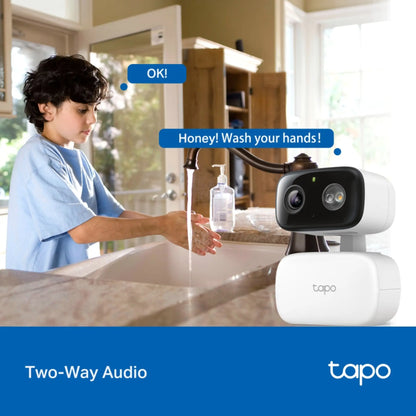 TP-Link Tapo C206 1080p Smart WiFi Security Camera | Pan Tilt AI Detection | Indoor Outdoor CCTV