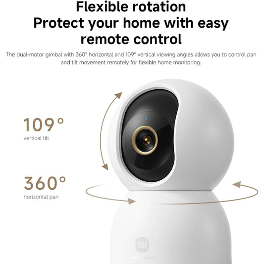 Xiaomi Smart Camera C701 8MP 4K HDR | AI Detection, Baby Cry & Pet Tracking | Indoor Security Camera