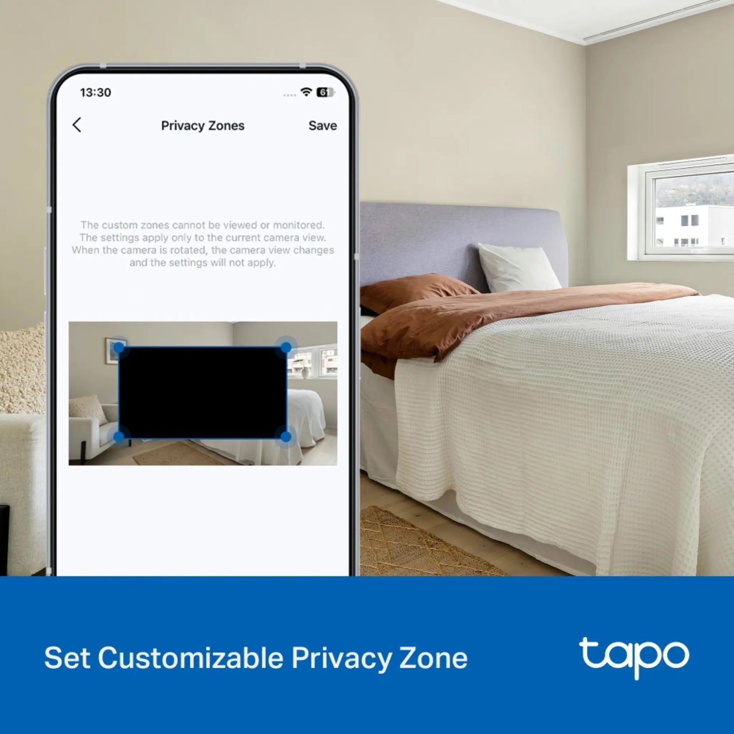 TP-Link Tapo C206 1080p Smart WiFi Security Camera | Pan Tilt AI Detection | Indoor Outdoor CCTV