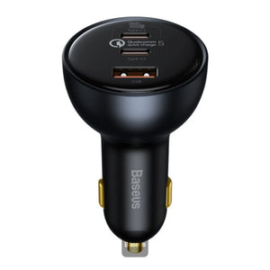 Baseus 160W Car Charger PD USB-C | QC5.0 Fast Charger for MacBook, iPhone, iPad & Xiaomi