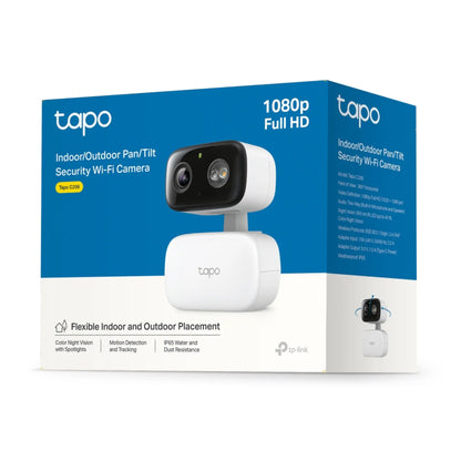 TP-Link Tapo C206 1080p Smart WiFi Security Camera | Pan Tilt AI Detection | Indoor Outdoor CCTV
