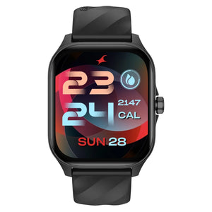 Titan Fastrack Vivid Smart Watch Metal Black 1.97” AMOLED Bluetooth Calling